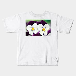 Viola  Rocky White with Purple Wings  Rocky series Kids T-Shirt